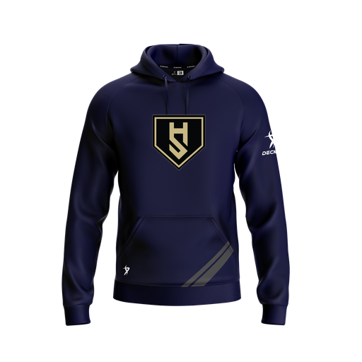 [FOLHSMNV-YXS-LOGO1] Decker Summit Hoodie (Youth XS, Navy, Logo 1)