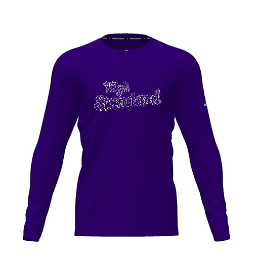 [FTLCDFPP-YXS-LOGO2] Dri Fit Performance T-Shirt (Youth XS, Purple, Logo 2, Long Sleeve)