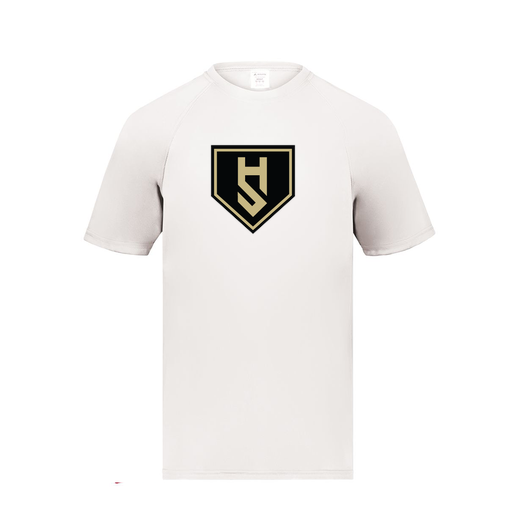 [2790.005.S-LOGO1] Men's Smooth Sport T-Shirt (Adult S, White, Logo 1)