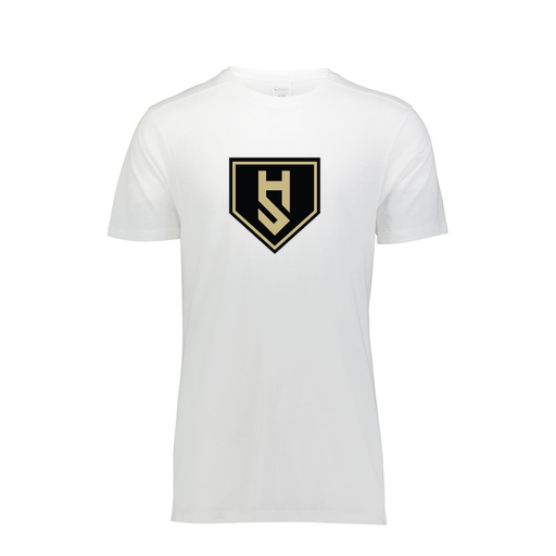 [FTSCUBWH-YS-LOGO1] Decker Youth Tri-Blend T-Shirt - Short Sleeve (Youth S, White, Logo 1)