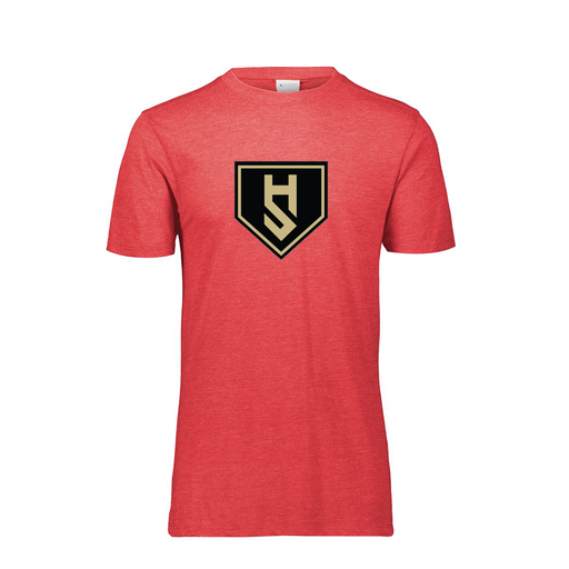 [3066.V96.S-LOGO1] Youth Ultra-blend T-Shirt (Youth S, Red, Logo 1)