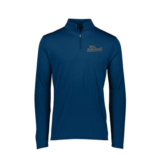 [FTLQFLNV-FAXS-LOGO2] Ladies Flex-Lite 1/4 Zip Shirt (Female Adult XS, Navy, Logo 2)