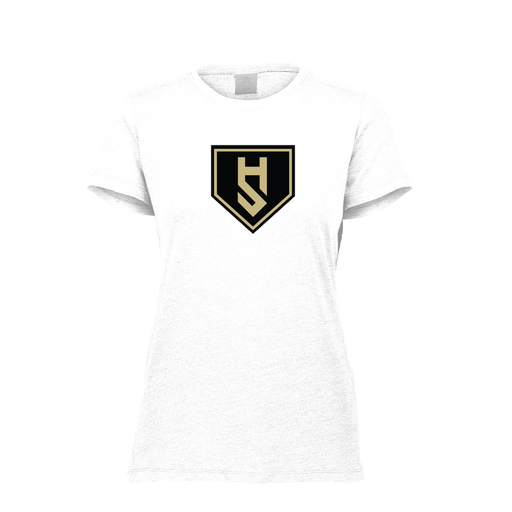 [FTSCUBWH-FAXS-LOGO1] Decker Women's Tri-Blend T-Shirt - Short Sleeve (Female Adult XS, White, Logo 1)