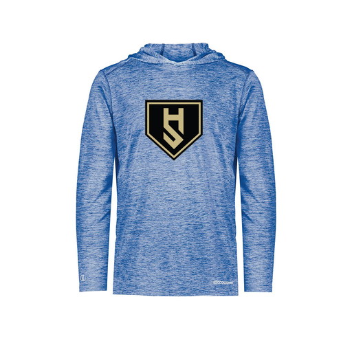 [FOLHCGRY-AS-LOGO1] Decker Men's Charge Hoodie (Adult S, Royal, Logo 1)