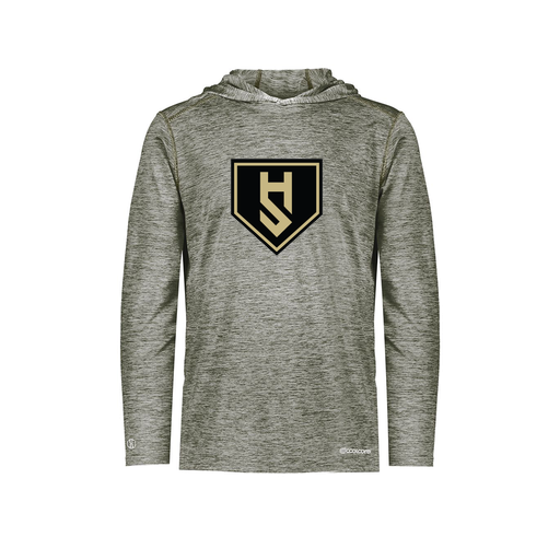 [CUS-DFW-CHGHOOD-PER-LSL-GRY-YS-LOGO1] Youth Charge Hoodie (Youth S, Gray, Logo 1)