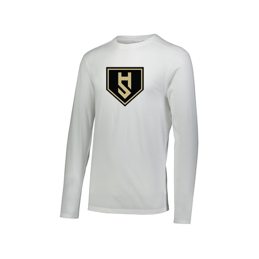 [3075.005.XS-LOGO1] Men's LS Ultra-blend T-Shirt (Adult XS, White, Logo 1)