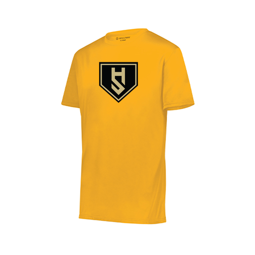 [222819.025.XXS-LOGO1] Youth Movement Dri Fit Shirt (Youth XXS, Athletic Gold, Logo 1)