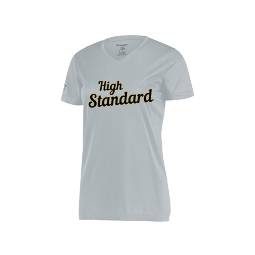 [222820.099.S-LOGO2] Ladies Movement Dri Fit Shirt (Female Adult S, Silver, Logo 2)